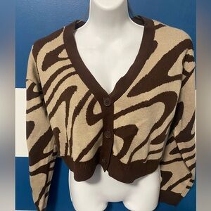 SZ M Garage cropped sweater